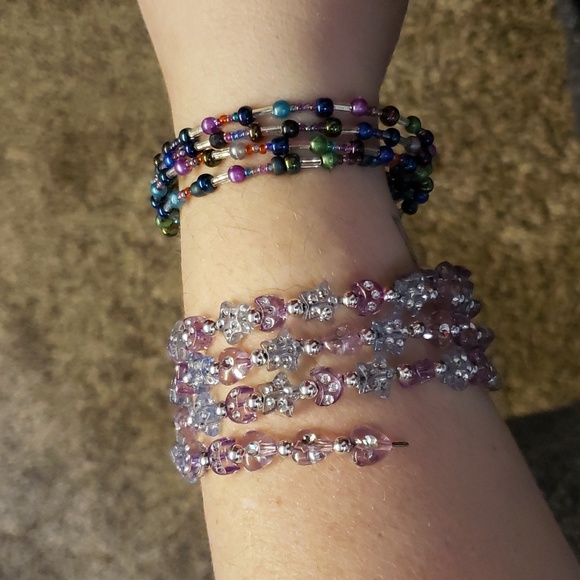 Set of handmade wrap bracelets - Picture 13 of 14